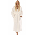 AKCE - Unisex župan se šálovým límcem Athena  2116 0100 Bílá - Vestis