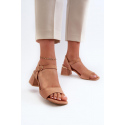 Sandály LT33 karamelové - Step in style