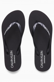 Pantofle KW0KW01032-BEH černá - Calvin Klein 