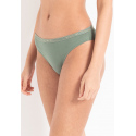 Dámské kalhotky 2 pack 163334 1A223 - 75910 - Zelená, bílá - Emporio Armani