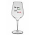 NIE SOM ONLINE SOM ONWINE - priehľadný nerozbitný pohár na víno 470 ml