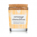 Masážní svíčka na tělo Enjoy it! Orange and cinnamon - Magnetifico