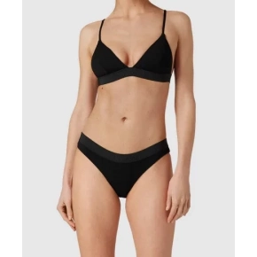 Dámský vrchní díl plavek  KW02029 BEH černá - Calvin Klein