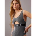 Dámské jednodílné plavky KW0KW02640 BEH černé - Calvin Klein